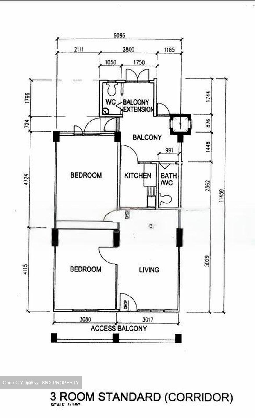 Blk 88 Commonwealth Heights (Queenstown), HDB 3 Rooms #458203051